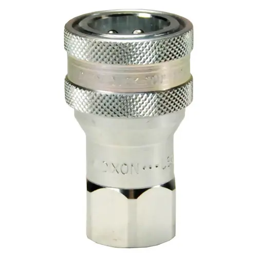 Dixon FTP 3/8 in. 2500 PSI Steel Ball Valve Coupler ISO5675 with 3/8 in. - 18 Female NPTF Threading