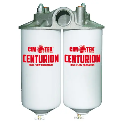 Cim-Tek 40013 Centurion Series Commercial Fuel Filter Housing - Double, 2 Elements