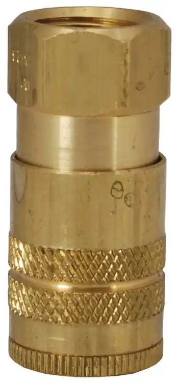Dixon Air Chief Brass Industrial Quick-Connect Coupler 1/4 in. Female NPT x 1/4 in. Body