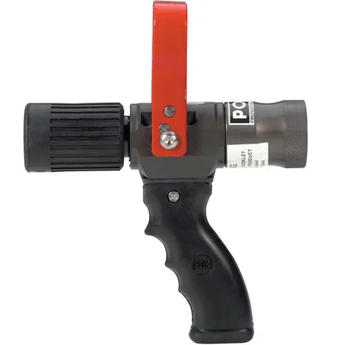 POK 1 in. NPSH Wildland Nozzle Hardcoat Anodized Aluminum & PTFE - Red