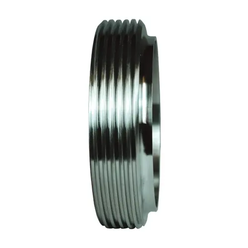 Dixon Sanitary John Perry Threaded Short Weld Ferrule - 316L Stainless Steel - 2 in.