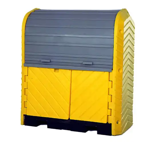 UltraTech 9636 Hard Top Plus Spill Pallet 4 Drum No Drain