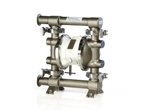 Graco 515 FDA-Compliant 1/2 in. Double Diaphragm Sanitary Pumps w/ SST/PTFE O-Rings, Santoprene Balls & Dia.
