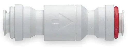John Guest 3/8 in. Check Valve - White Inch Acetal Fitting - 0.3 - 3/8 in. - 1