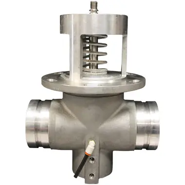 Civacon 3 in. Grooved Tee Air Operated Emergency Valves w/ FKM Seal