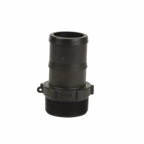 Banjo Poly 3 in. NPT x 3 in. Straight Hose Barb - Sch. 80