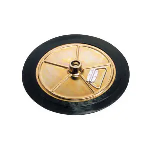 Liquidynamics 120 Lb Drum Follower Plate - I.D. 13.2 in. to 14.2 in. - 11174T 1.26 in. Dia. Tube