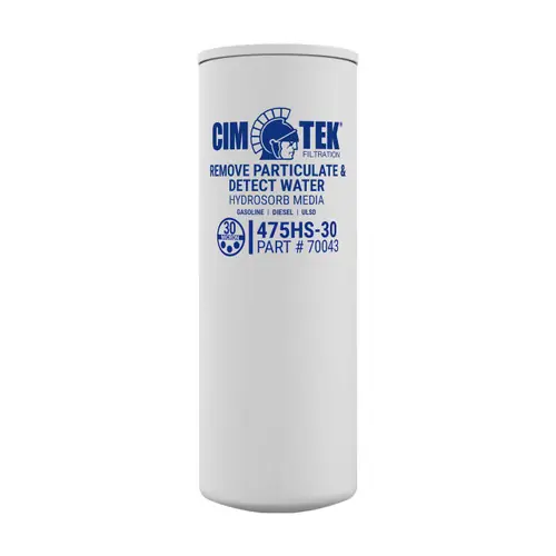 Cim-Tek 70043 475HS-30 30 Micron Water Detection Particulate Fuel Filter
