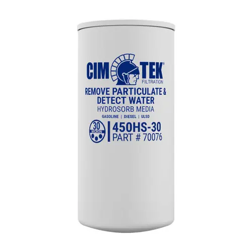 Cim-Tek 70076 450HS-30 30 Micron Water Detection Particulate Fuel Filter
