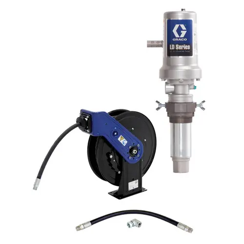 Graco LD Series 3:1 7.8 GPM Oil Tank Pump Package w/ Manual Meter - 450 PSI