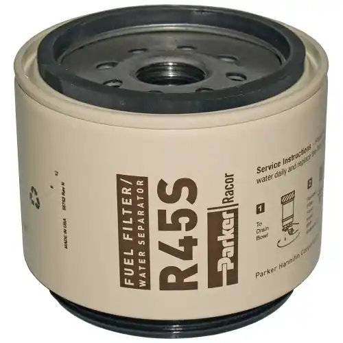 Racor Spin-On Replacement R45S Element for Models 445R & 645R - 2 Micron