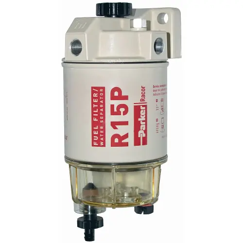 Racor 200 Series 15 GPH Low Flow Diesel Fuel Filter/Water Separator 215 Filter Assembly - 30 Micron