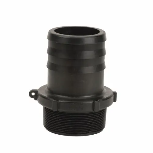 Banjo Poly 4 in. NPT x 4 in. Straight Hose Barb - Sch. 80
