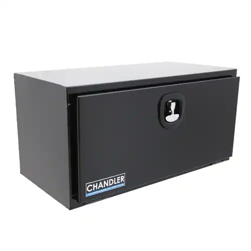 Chandler Equipment Powder Coated Carbon Steel Underbody Tool Box w/ Single Latch Door - 36x18x18