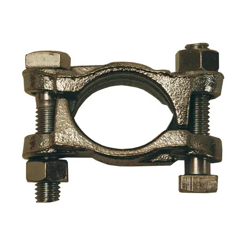 Dixon Plated Iron Double Bolt Clamps w/out Saddles from 2 5/16 in. - 2 5/8 in. Hose OD