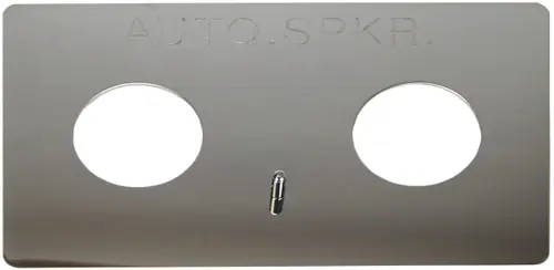 Dixon Polished Chrome Plated Auto-Sprinkler Wall Plate for Double Clapper Siamese Assembly