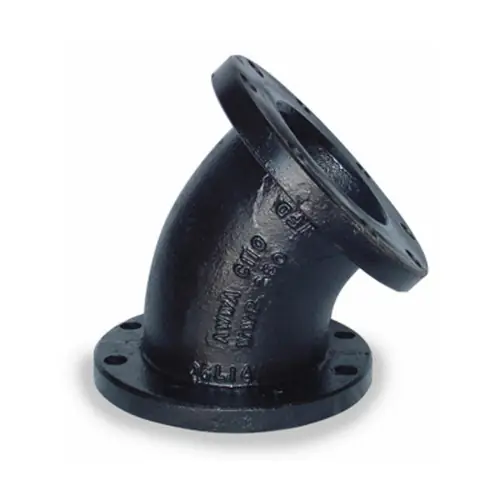 Smith Cooper 150# Ductile Iron 4 in. 45° Elbow Flanged Fittings - Fig. 38F1