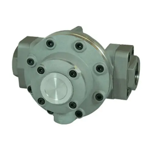GPI Flomec OM Series 040 1 1/2 in. Stainless Steel Oval Gear Pulse Meter w/ PTFE/FKM Seals