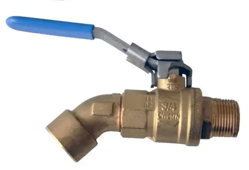 Morrison Bros. 1 in. M x 1 in. F Barrel Faucet Ball Valves - Angled