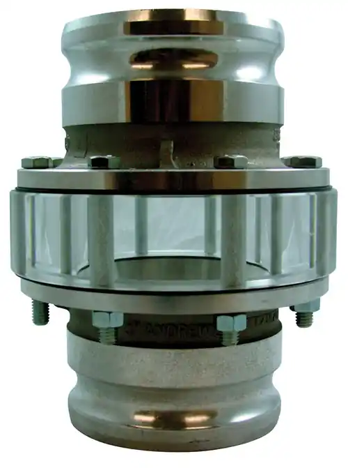 4 in. Male Adapter x 4 in. Male Adapter Ethanol & Biodiesel Sight Glass
