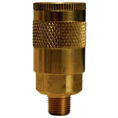 Dixon Air Chief Automotive Interchange 1/4 in. Brass Coupler x 3/8 in. Male NPT