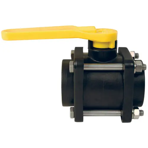 Dixon 1/2 in. Polypropylene 4-Bolt Ball Valves