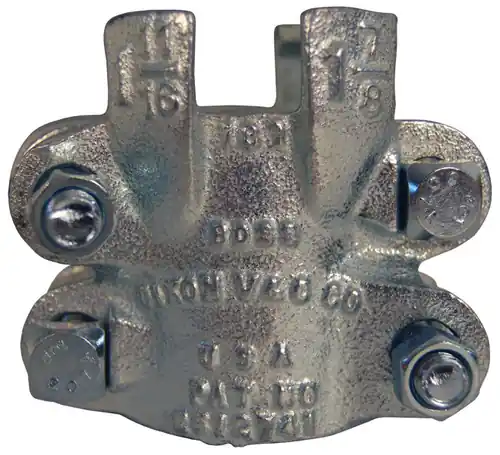 Dixon Boss 968 Clamp 1/2 in. Hose ID Zinc Plated Iron 4-Bolt and 4 Finger