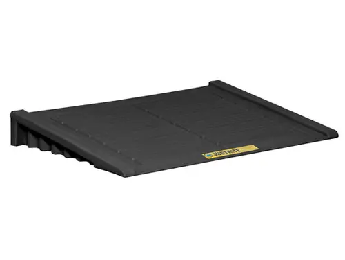 Justrite EcoPolyBlend Accumulation Center Ramp - Black