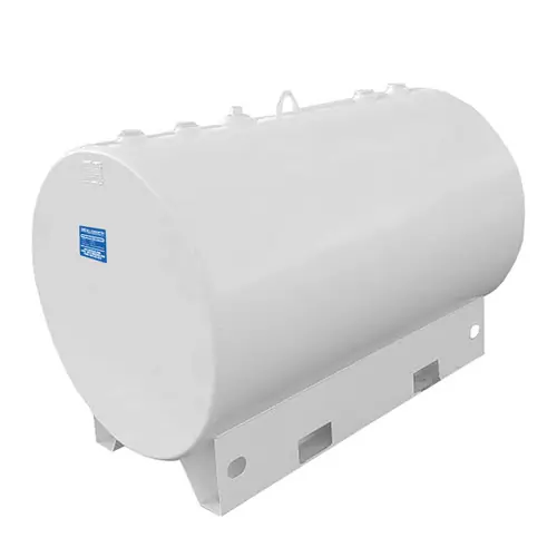 JME Tanks 300 Gallon 12 Gauge Single Wall UL142 Skid Tank w/ Drain