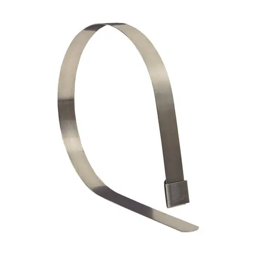 Dixon 5 in. ID Center Punch Stainless Steel Open End Band Clamp - 25 Qty