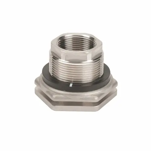 Banjo 1 1/4 in. 316 SS Bulkhead EPDM Fitting