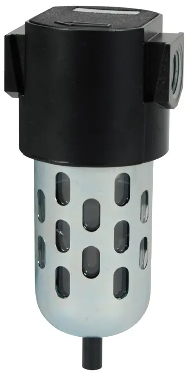 Dixon Wilkerson 1/2 in. F16 Compact Filter with Transparent Bowl & Guard - Auto Drain
