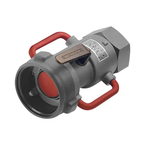 Emco Wheaton 3 in. Female NPT Dry-Break Straight Coupler w/ Swivel, FKM Seals