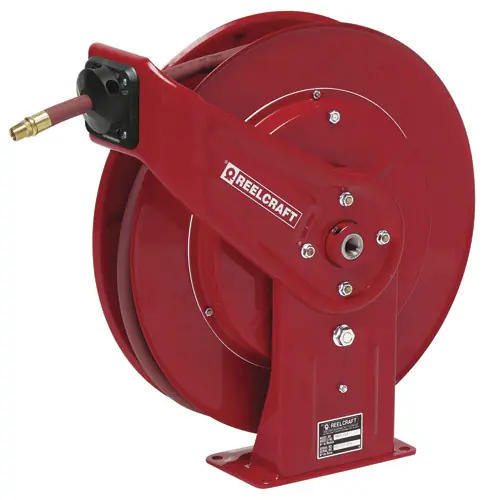 Reelcraft 3/4 in. x 25 ft. Series 7000 Heavy Duty Air Hose Reel - Reel & Hose