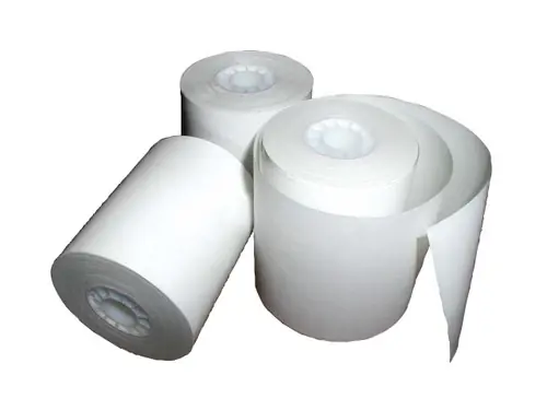 ESCO 2 3/4 in. x 165 ft. 1-Ply Printer Paper Roll Case (fits Verifone 930/950, Dresser Wayne Olivetti PR4/PR4B) - 50 Rolls