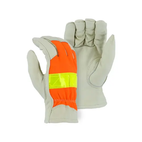 Majestic High Visibility Driver Gloves w/ Thinsulate Lining, Large