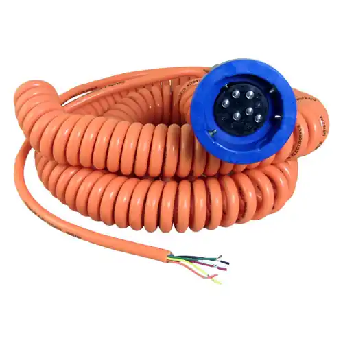 Civacon Blue Optic Plug & 30 ft. Coiled Cord w/ 3 J-Slot Pins & 6 Contact Pins for Civacon Systems