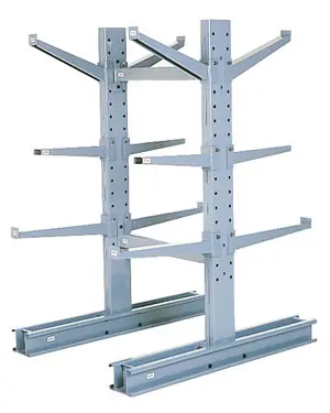 MECO Series 4000 Heavy-Duty Double Sided Cantilever Rack Starter Units