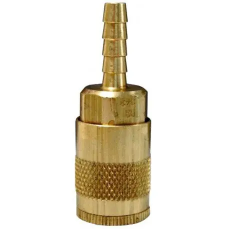 Dixon Air Chief Automotive Interchange 1/4 in. Brass Coupler x 3/8 in. Standard Hose Barb