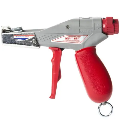 HellermannTyton MK9SST Series Adjustable Tensioning and Cut-Off Tool for MBT Series Cable Ties