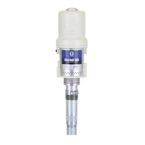 Graco Fire-Ball 300 5:1 Air Powered 2.8 GPM Piston Oil Pump - 55 Gal Drum Bung Mount