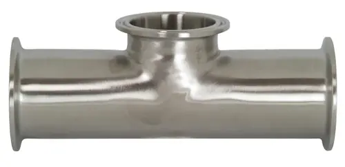 Dixon Sanitary B7MPS Series 316L Stainless Short Outlet Clamp Tees