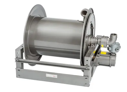 Hannay Reels Series 2 in. 12V DC Explosion Proof Electric Power Rewind Reel 2 in. x 150 ft. EPJ232-39-40