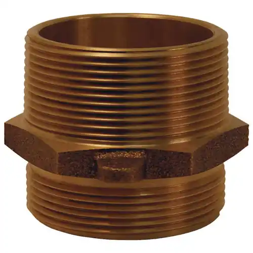 Dixon 2 in. NPT Thread Brass Drum Adapter
