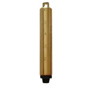 U.S. Tape 20 oz. Brass Innage Plumb Bob w/ Rubber-Tipped End