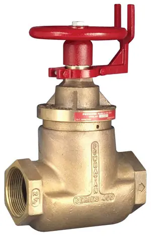 Factory Set Pressure Reducing Brass Standard Globe Valve Female x Female
