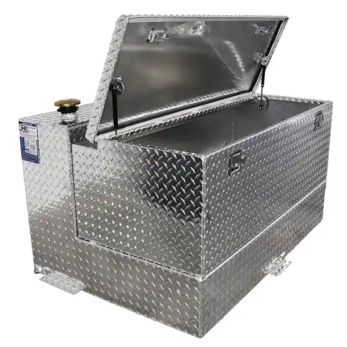 95 Gallon Aluminum Fuel Transfer Tank w/ Toolbox