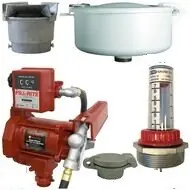 20 GPM Pump & Diesel Vent Kit For Single Wall 300 Gal. x 38 in. Skid Tank