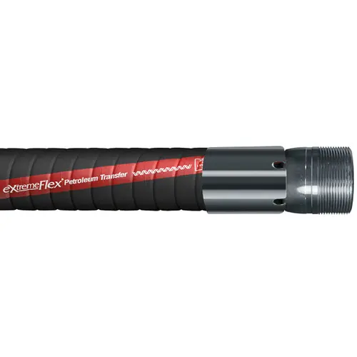 Continental ContiTech ExtremeFlex 3 in. Petroleum Transfer Hose Assemblies w/ Male NPT Ends