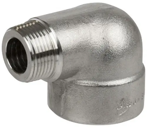 Smith Cooper 3000# Forged 316 Stainless Steel 3/4 in. 90° Street Elbow Fitting - Threaded - Fig. S4036SE